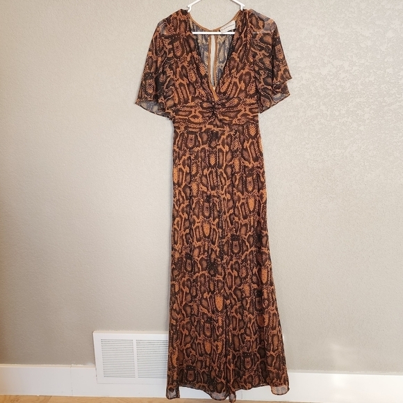 Finders keepers Lana snak prong wide leg pant size Small - Picture 3 of 9